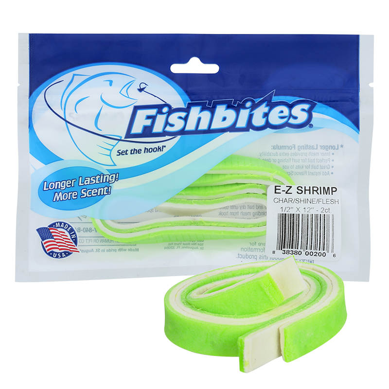 Fishbites Chartreuse E-Z Shrimp