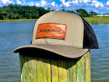 Fishbites® Leather Patch Hat