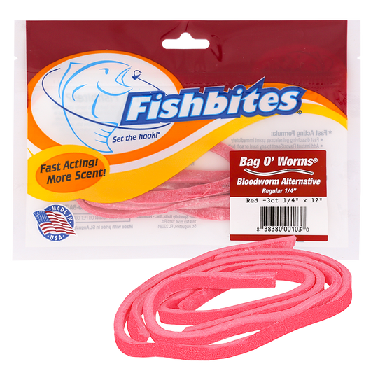 Fishbites Bag O’ Worms® – Fast Acting Bloodworm
