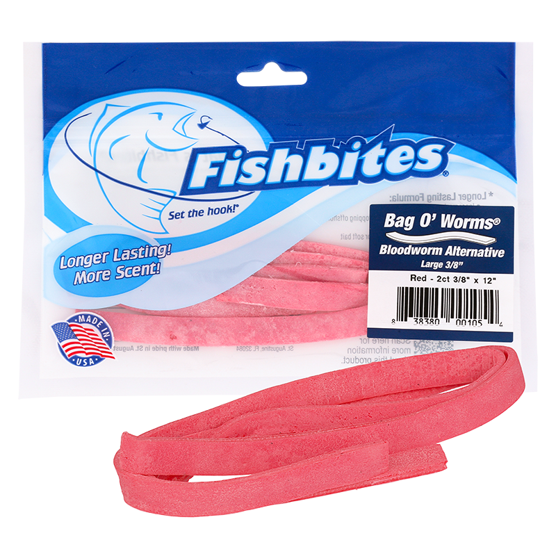 Fishbites Bag O’ Worms® – Longer Lasting Bloodworm