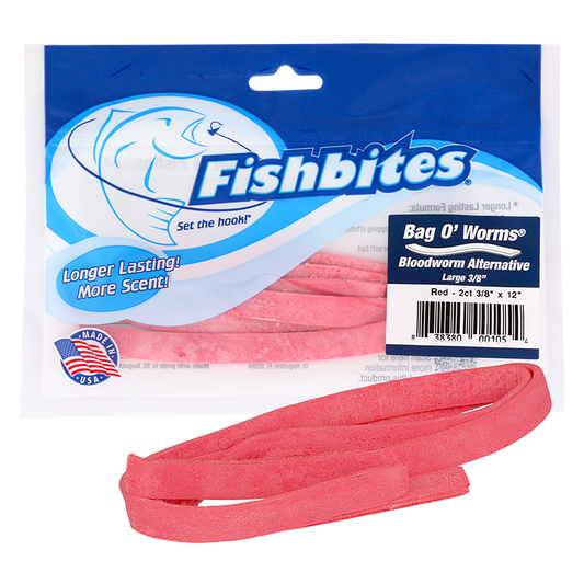 Fishbites Bag O’ Worms® – Longer Lasting Bloodworm