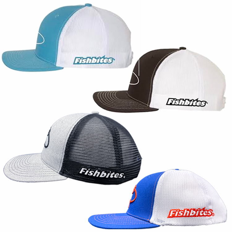 Fishbites® 3D Embroidered Hats