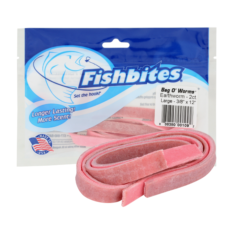 Fishbites Bag O’ Worms® – Longer Lasting Earthworm