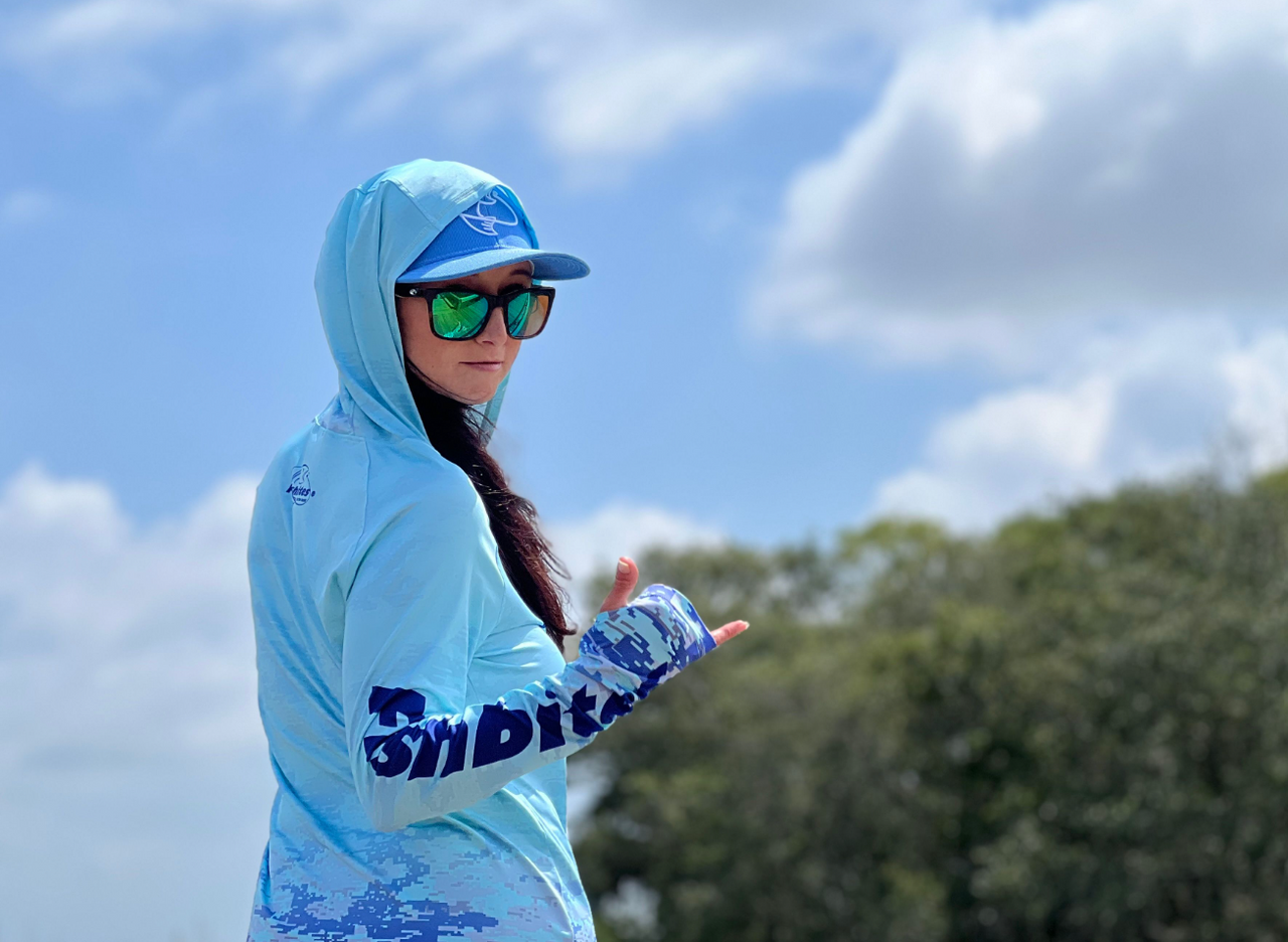 Fishbites® Womens Performance Hoodie