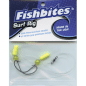 Fishbites® Surf Rigs - Chartreuse  Circle Hook Floating Rig