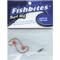 Fishbites® Surf Rigs - Orange  Khale Hook Bead Rig