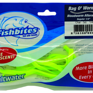 838380000347 Bag O' Worms Bloodworm 1/4" Chartreuse