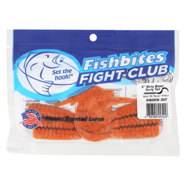 Fishbites 5 Dirty Boxer Curly Tail - Fishbites