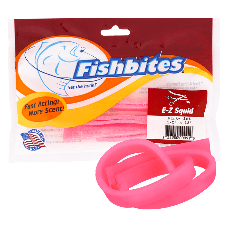 Fishbites E-Z Shrimp Fast Acting Bait Strips, 12, 2pk