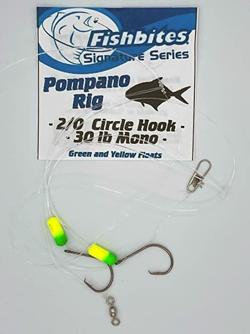 Pre-rigged Pompano Rigs - Quality Components - Strong and Rust-Resistant -  5PCS