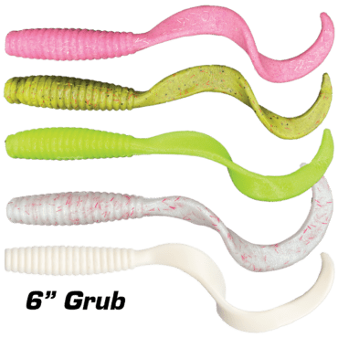 Fishbites Fight Club® Lures - 6" Grub