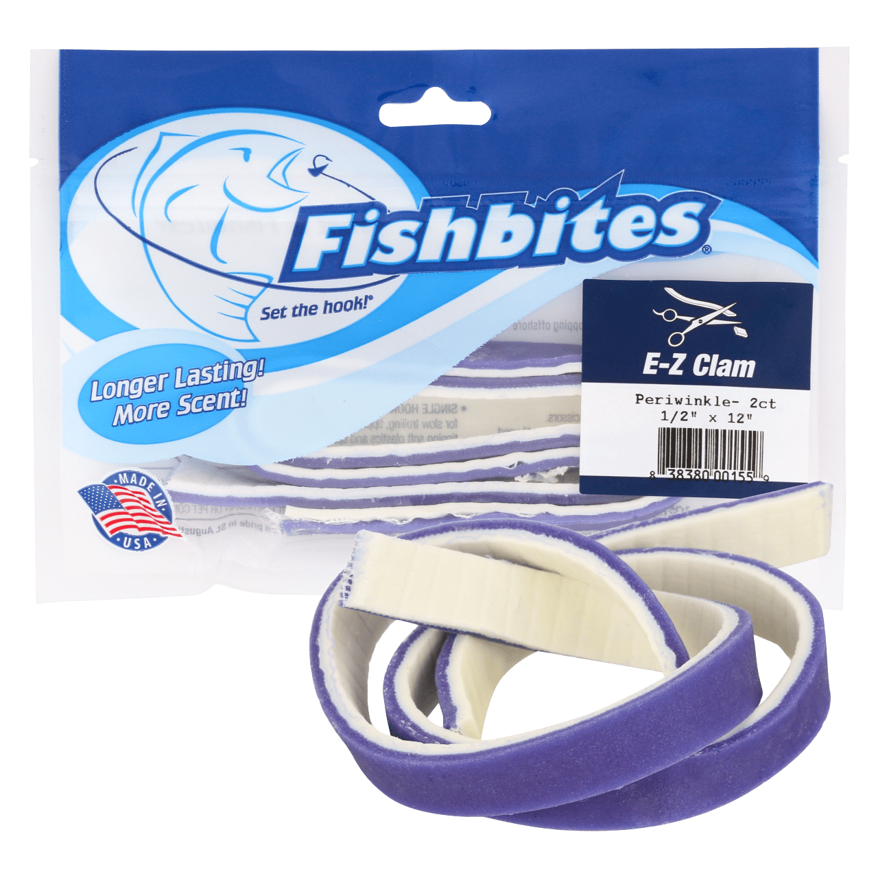 Fishbites® Longer Lasting E-Z Clam Periwinkle - Fishbites